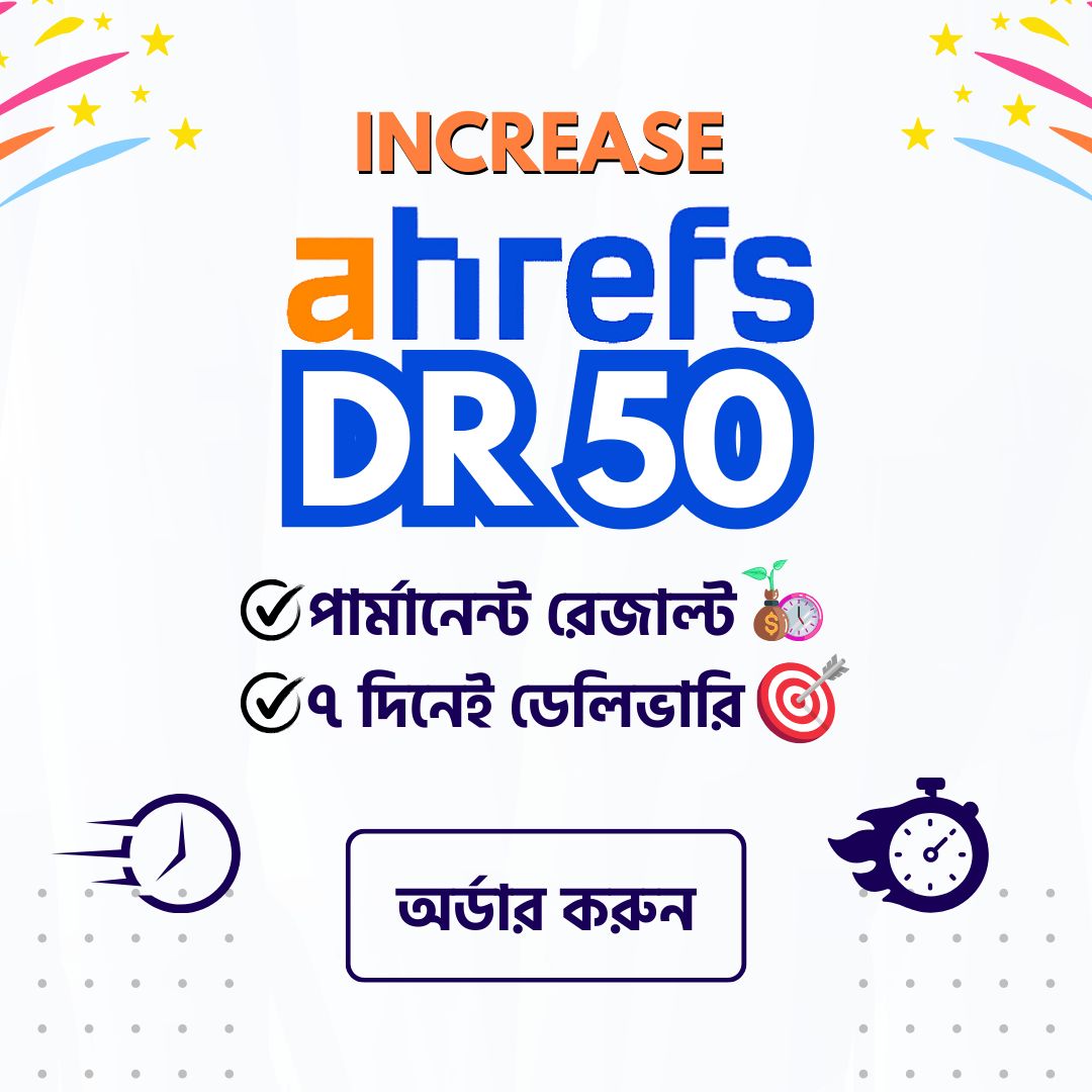 Increase domain rating DR 50 plus using special SEO backlinks